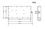 Aluminum Alloy 50W RF Amplifier Module Super Frequency Band 5000-6000MHz Signal