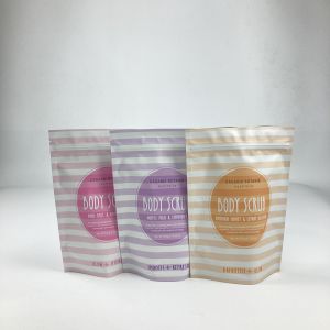 China Custom Printed Bath Salts Body Scrub Stand Up Pouch Aluminium Foil bags on sale