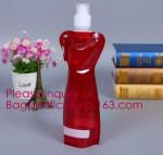 Environmental Cartoon Foldable Water Bottle Bag,BPA Free Plastic Custom Logo