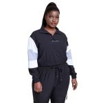 Long sleeve 100D Three Quarter Zip Pullover Women'S Crop Sweatshirt