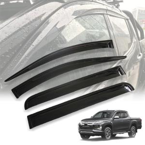 China 4x4 Plastic Truck Skid Plate Black Car Rain Sun Door Window Visor factory