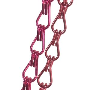 China Aluminum 20mm Metal Chain Curtain Flexible Decorative Wire Mesh for Room Divide factory