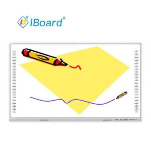 China Education Android Interactive Whiteboard Infrared Touch Two Sides Hotkeys factory