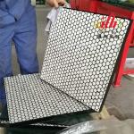 Al2O3 ZTA Ceramic Wear Lining Anti Impact Steel Backed Rubber