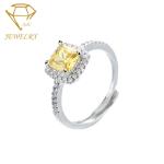 AAA CZs Sterling Silver Diamond Engagement Rings For Women