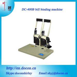 China DC-400B manually bill binding machine factory
