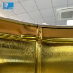 Round Biscuit Tin Can Food Container Customized With Easy Open Lid