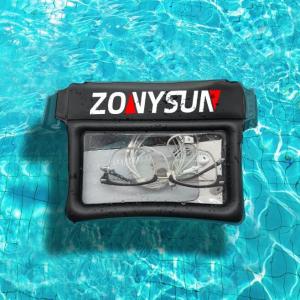 China Tpu Airbag 20.5*16 Cm Waterproof Waist Bag For Outdoor Diving Rafting factory