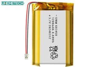 China 3.7V 1200mAh Rechargeable Lithium Polymer Battery 603450 with CE Approved for Electronics factory