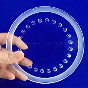 China Custom Quartz Glass Step Sheet / Punch Sheet High Temperature factory