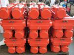 Ball Valve Butterfly Valve Mounted With Epoxy Coated Pneumatic Rotary Actuator