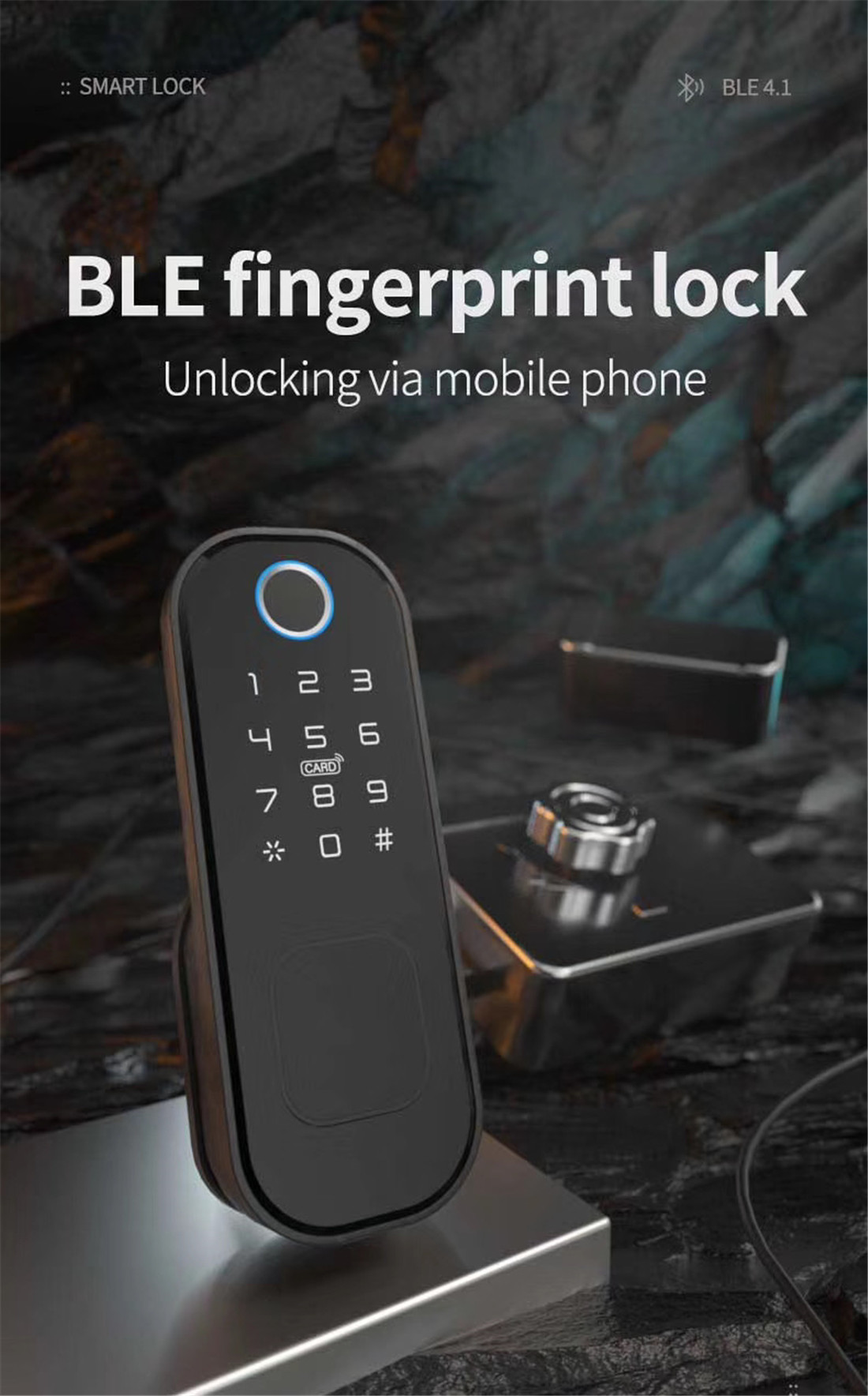 Wi-Fi Smart Door Lock Apartment Lock