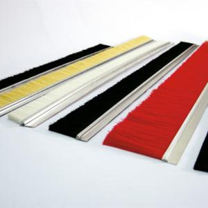 China Door Nylon Brush Strip Brushes With Metal Support factory
