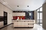 Modern Beige Stainless Steel Kitchen Cabinet With Spanish Sintered Stone
