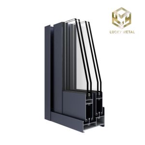 Fireproof Lightweight Aluminium Door Frame Profile For Architectural Application