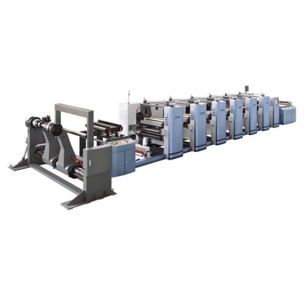 China Coated Paper Flexo Printing Machine with servo motor factory
