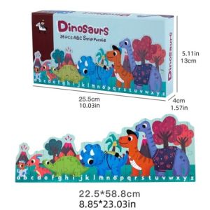 Enlightenment 26 Letters Striped Puzzles Children's Educational Toys Early