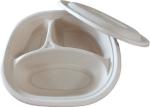 diaposable paper pulp take away food fruit contianer lunch box