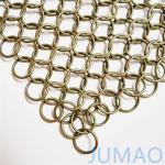 Exterior Bronze Ring Mesh Curtain Chainmail 18mm High Strenth