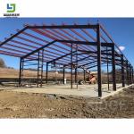 Customized Prefabricated Steel Building Construction Building Garage Shed
