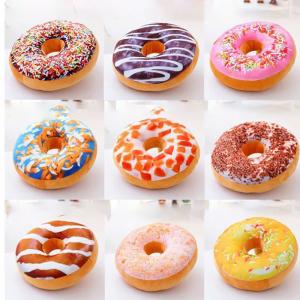 China Giant Donut Cute Chair Pads Printing / Embroidering Logo For Office factory