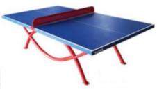 China Official Resin Tennis Table With Standard Double Rainbow Frame factory