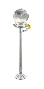 China STAINLESS STELL Vertical emergency eye washer with dust cover EYE WASH STATION factory