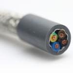 High flexible PVC drag chain cable, ECHU towline cable, electrical control cable