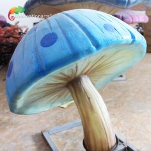 China Highly Durable Fiberglass Animatronic Mushrooms Illuminated Animals In Theme Park factory