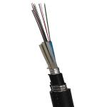 GYTA53 Outdoor Fiber Optical Cable Stranded Double Jackets Armored Cable