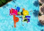 Interesting Kids Water Park Equipment Homogeneous Thickness Distribution