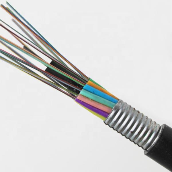 Multi Mode 50/125 Armored Fiber Optic Cable For Underground Anti Rodent Gyta