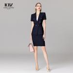 Women's Formal Suit in Slim Fit Polyester Fiber Fabric Office Dress for Ladies