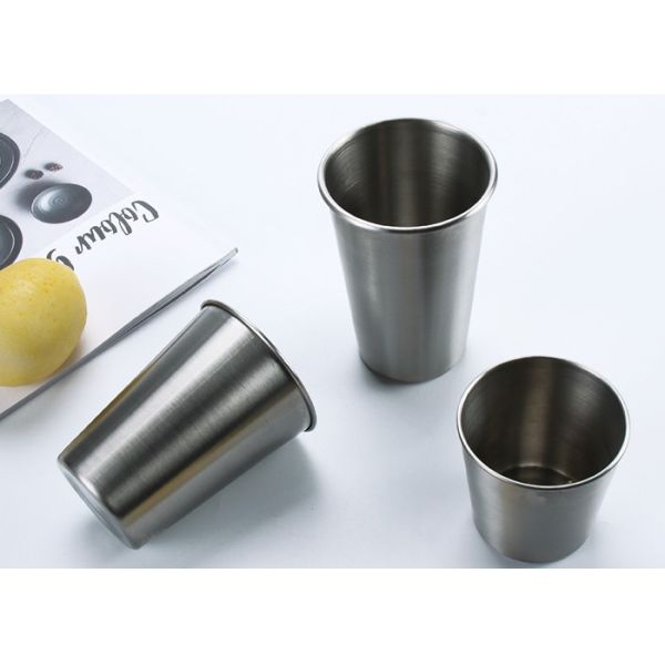 China 200ml 300ml 500ml Stackable Stainless Steel Tumbler Set factory