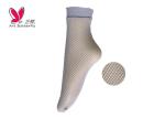 Small Star Patterned Ladies Fishnet Stockings With Rib Top Snagging Resistance