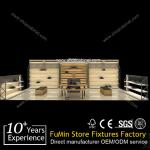 hot elegant leather showcase display counter for shoes
