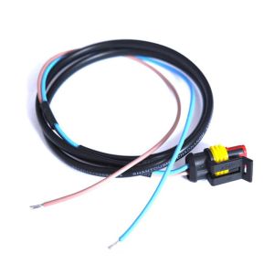 Custom 600mm Vehicle Wiring Harness Cable HID Waterproof Plug Socket