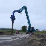 Hydraulic Excavator Vibro Hammer For Steel Sheet Piles Cement Piles Excavator