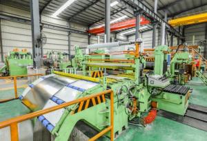 China Double Cutter 800mm 60m/Min Steel Coil Slitting Line factory
