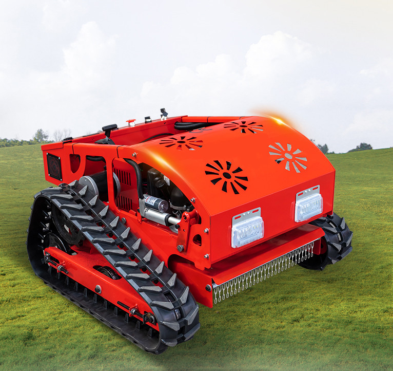 Affordable Remote Control Crawler Lawn Mower 550mm Cutting ISO CE Certified