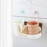 Irregularity Plastic Bathroom Wall Box Shelves 22X10.5X6cm