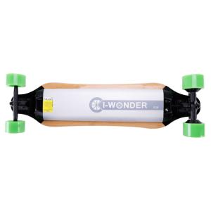 China Safety Adult Electric Skateboard No Noise Pollution With Built - In Safety Lights factory