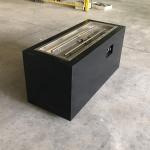 Glass 19.6 Inch Garden Gas Fire Pits Furniture With Fire Pit ISO9001 Table Gas