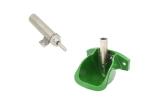 Nipple Automatic Pig Waterer Food Grade Powder Coated With SS304 Sucker
