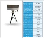 Pulse Doppler Radar Ku Band Detector 5000 Meters Distance IP68 Surveillance