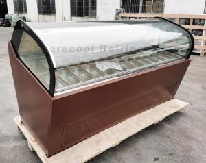 China Sharecool 24 Pans Ice Cream Freezer Display Cabinet Popsicle Freezer Display Case factory