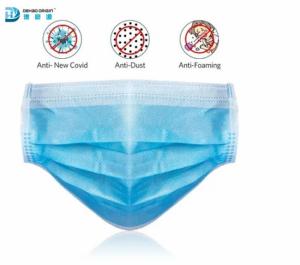 China Single Use 10 Pieces Non Woven Fabric Earloop Mask factory