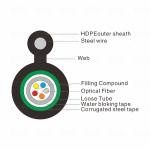Figure 8 G652D GYXTC8S 12 Core Optic Fiber Cable