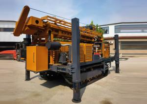 China 48T Pneumatic Water Borehole Drilling Machine With Heavy Duty Steel Track factory