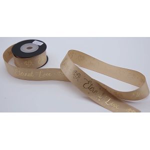 Sustainable Gift Wrap Ribbon with Customized Logo Double Faced Satin